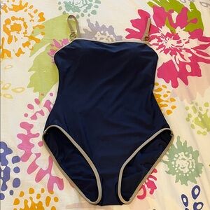 Michael Kors Dark Blue One Piece Swimsuit
